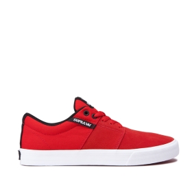 Tenis Bajos Supra STACKS II VULC Hombre Rojas/Blancas (MX-78071)